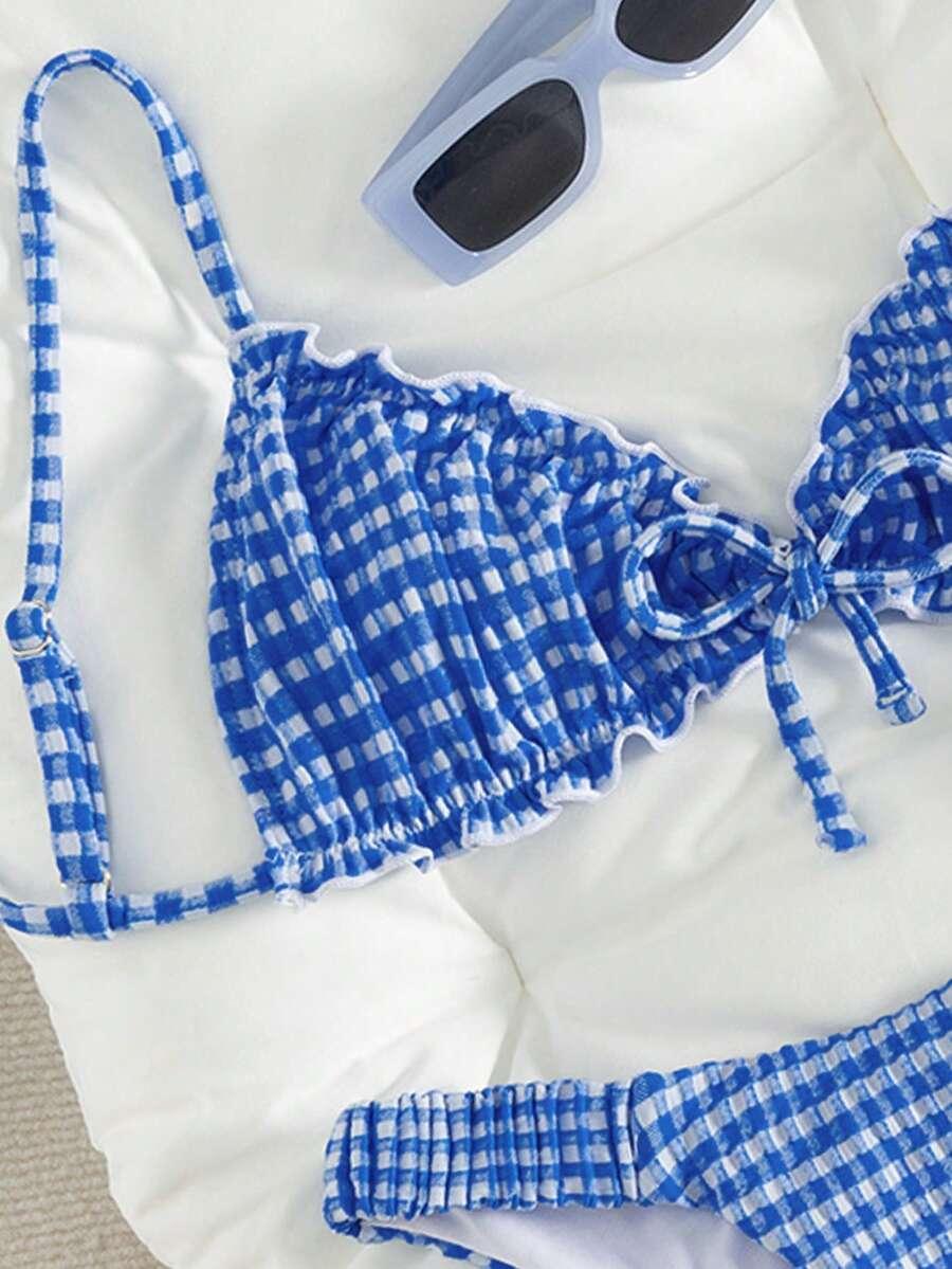 SHEIN DWUCZĘŚCIOWY STRÓJ KĄPIELOWY S09__S