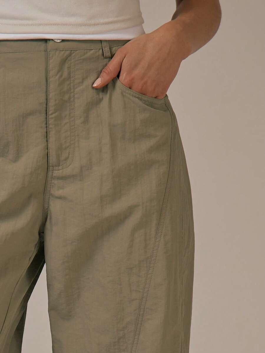 MUSERA ZIELONE PROSTE SPODNIE S06__L