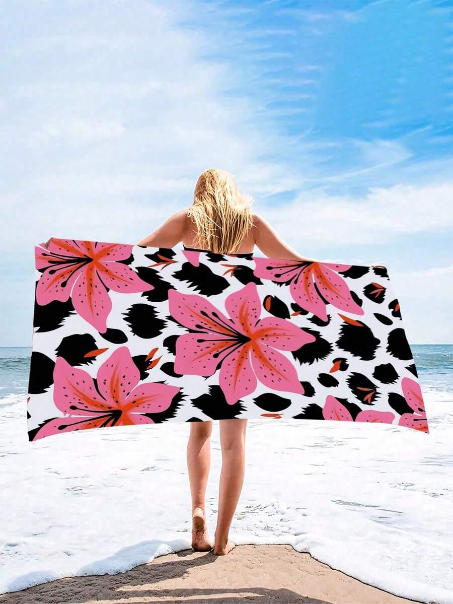 SHEIN RĘCZNIK PLAŻOWY PRINT S07__150X200