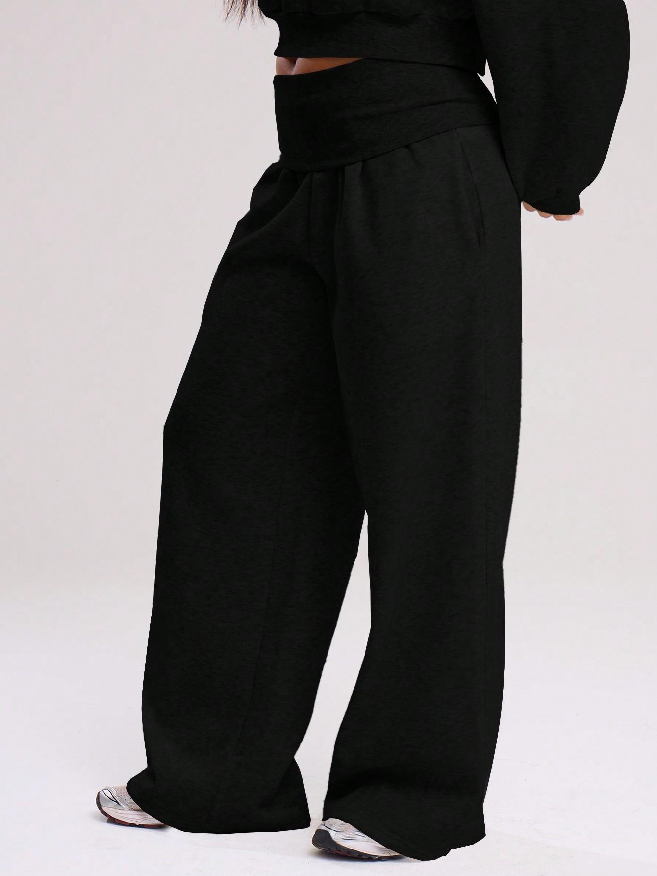 SHEIN CZARNE SPODNIE DRESOWE S06__L