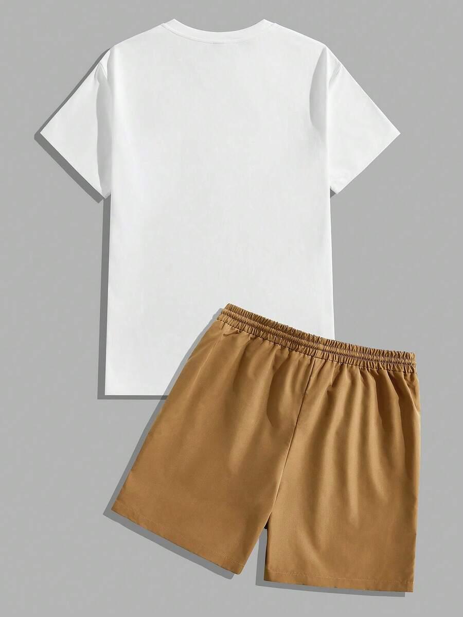 MANFINITY T-SHIRT SPODENKI KOMPLET S06__XXL