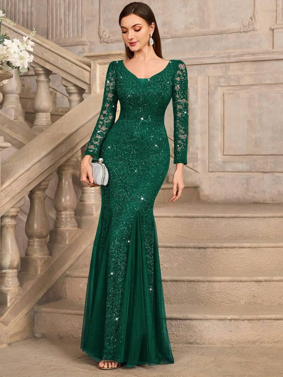 MIUSOL ZIELONA MAXI SUKIENKA S06__M