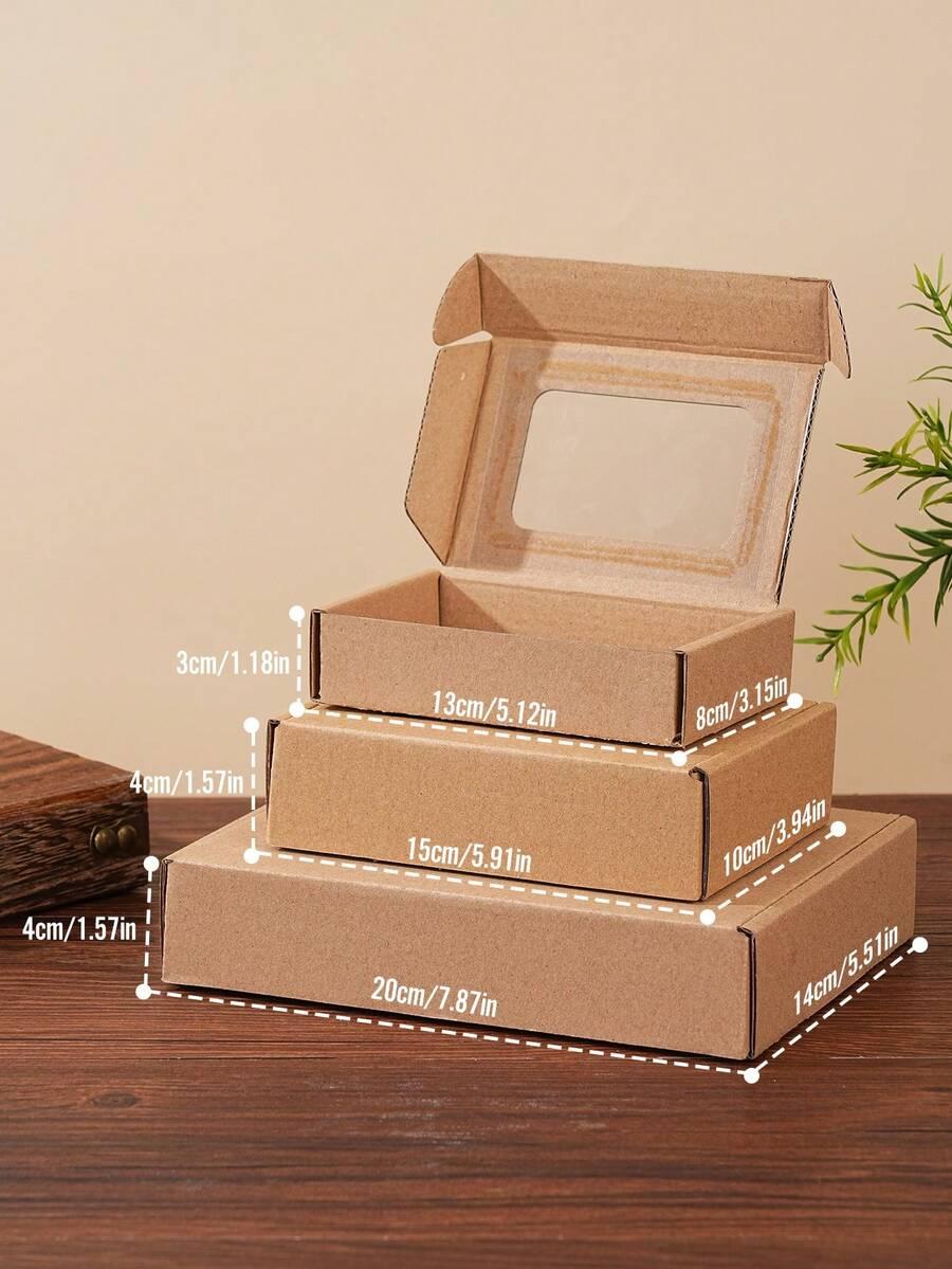 SHEIN BIAŁE PUDEŁKA DO PAKOWANIA S07__12-PACK