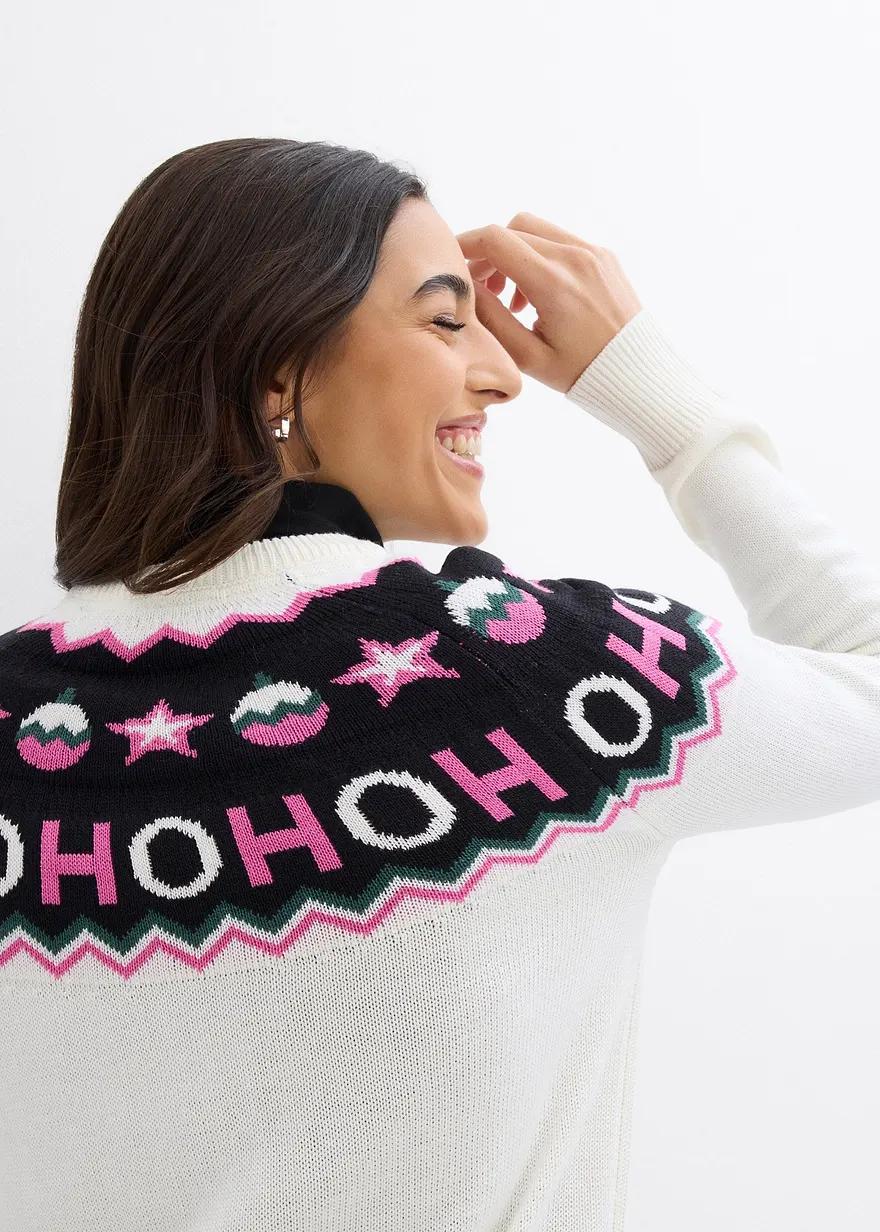 SWETER WZÓR ŚWIĄTECZNY HOHOHO BDD__L/XL
