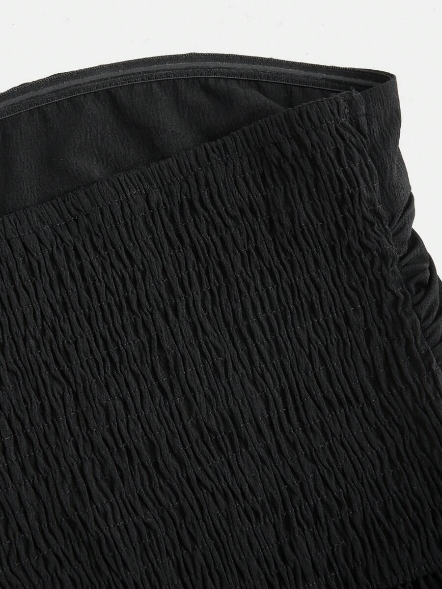 SHEIN CZARNY TOP ODKRYTE PLECY S06__L