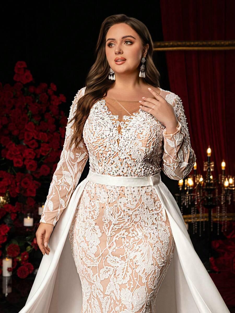 SHEIN MAXI SUKIENKA ZDOBIENIE S06__46