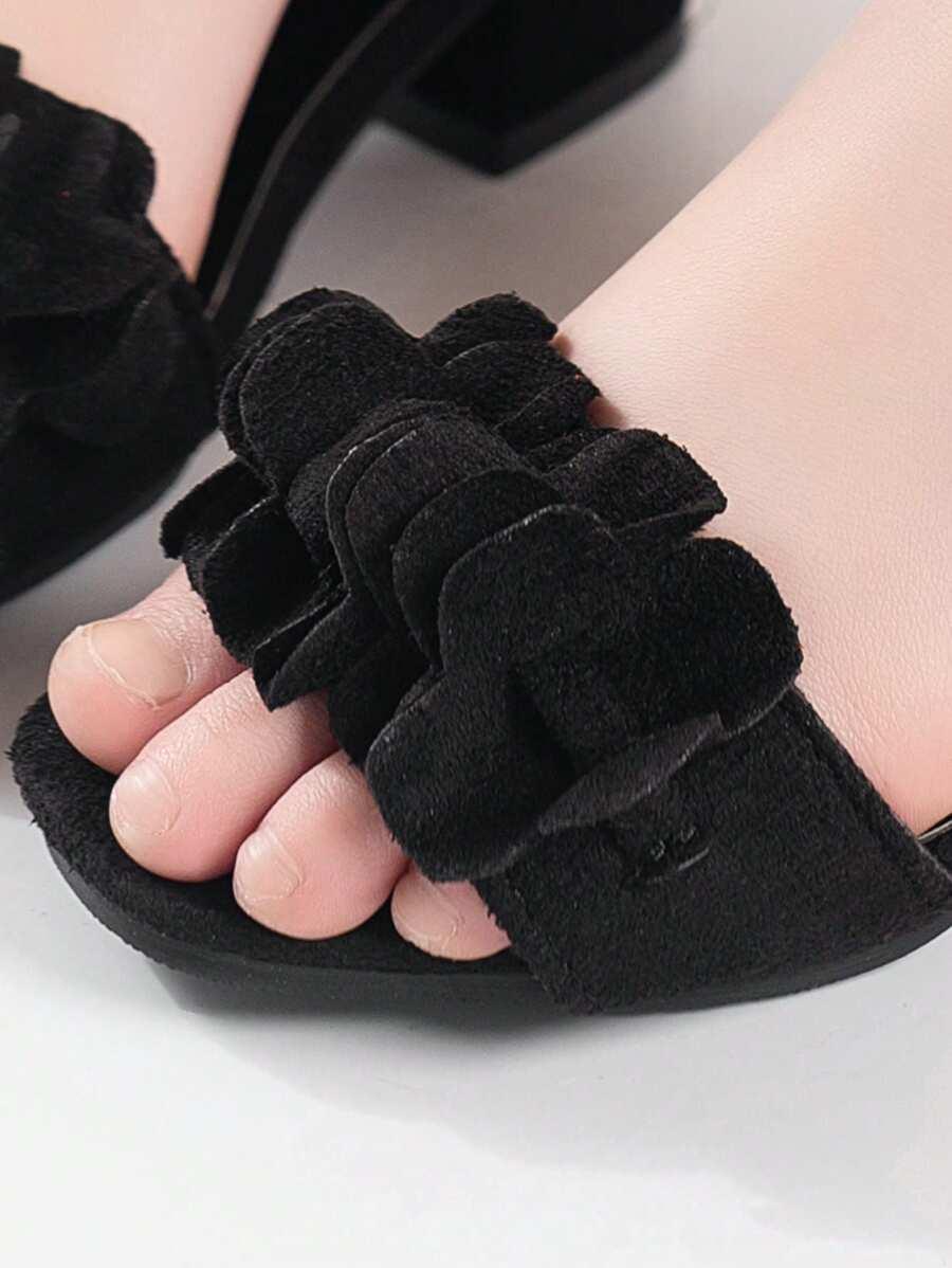 SHEIN CZARNE SANDAŁY OBCAS S06__37