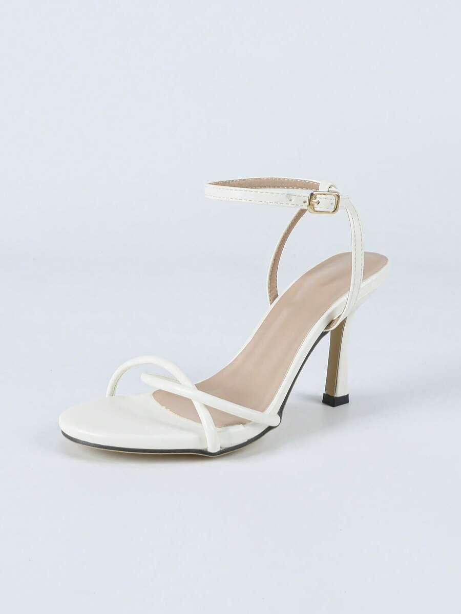 SHEIN BIAŁE SANDAŁY OBCAS S06__40