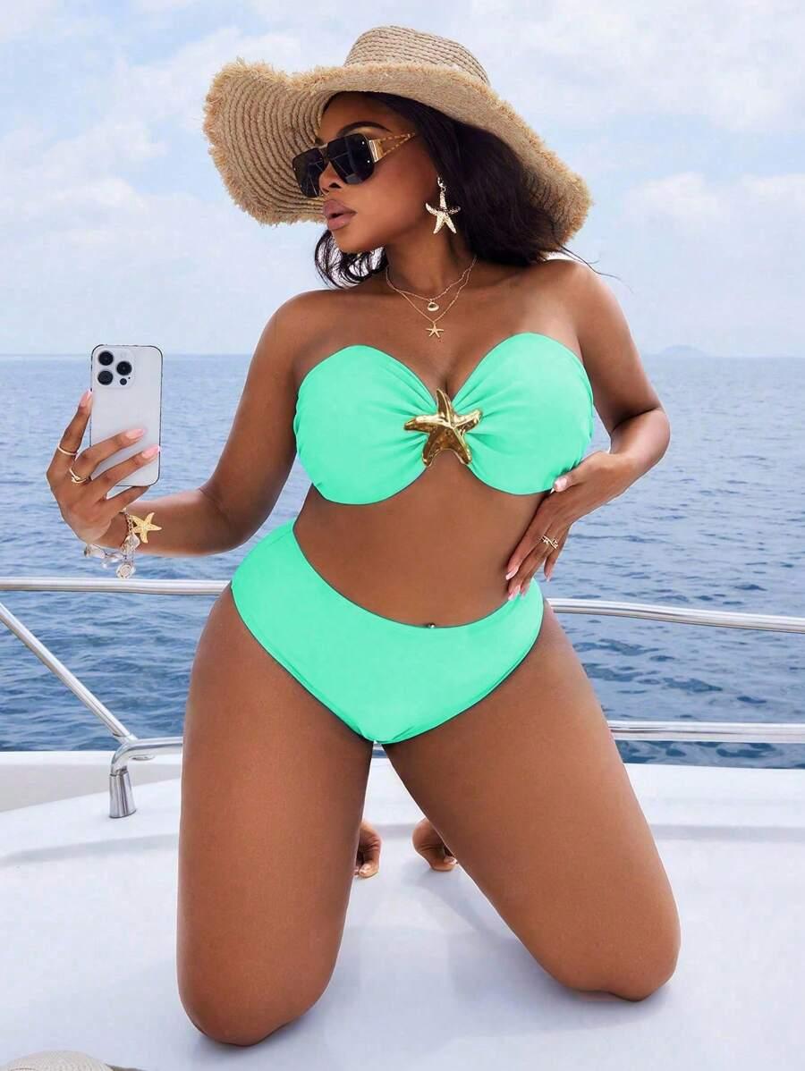 SLAYDIVA DWUCZĘŚCIOWY STRÓJ KĄPIELOWY S09__XXL