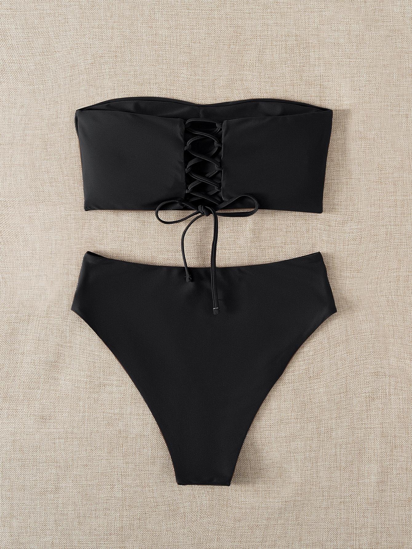 SHEIN DWUCZĘŚCIOWY STRÓJ KĄPIELOWY S09__XXL