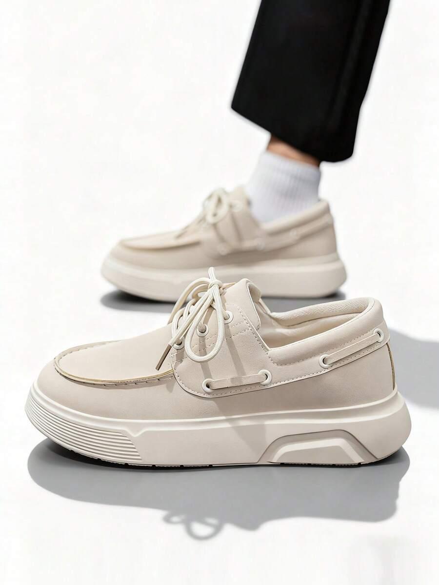 SHEIN BEŻOWE BUTY IMITACJA ZAMSZU S06__40