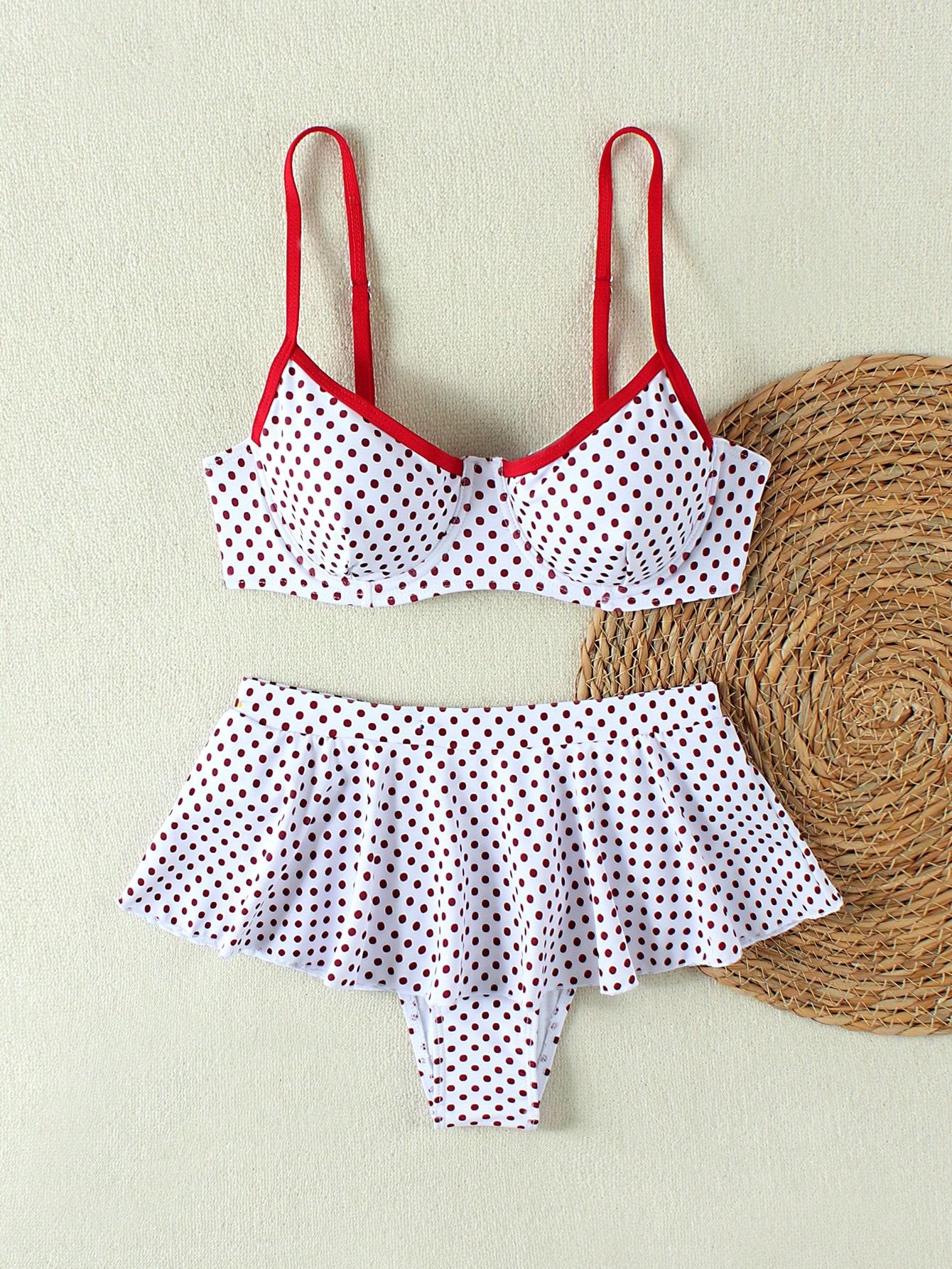SHEIN DWUCZĘŚCIOWY STRÓJ KĄPIELOWY S09__M