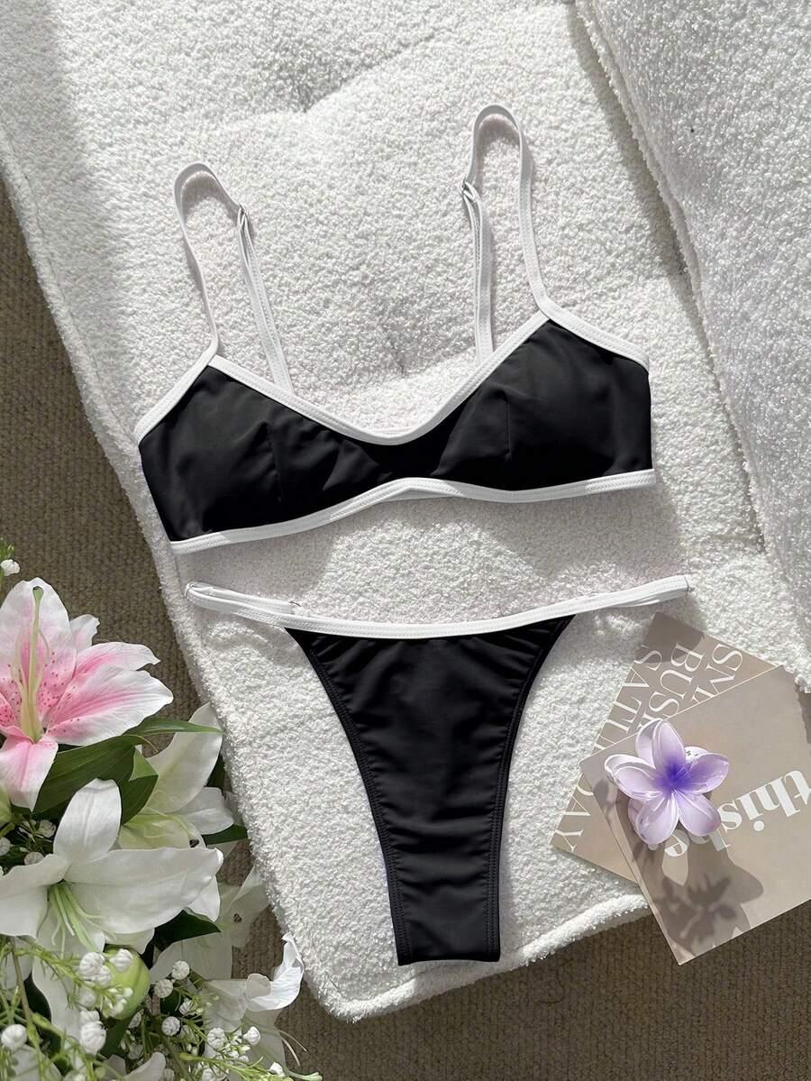 SHEIN DWUCZĘŚCIOWY STRÓJ KĄPIELOWY S09__S