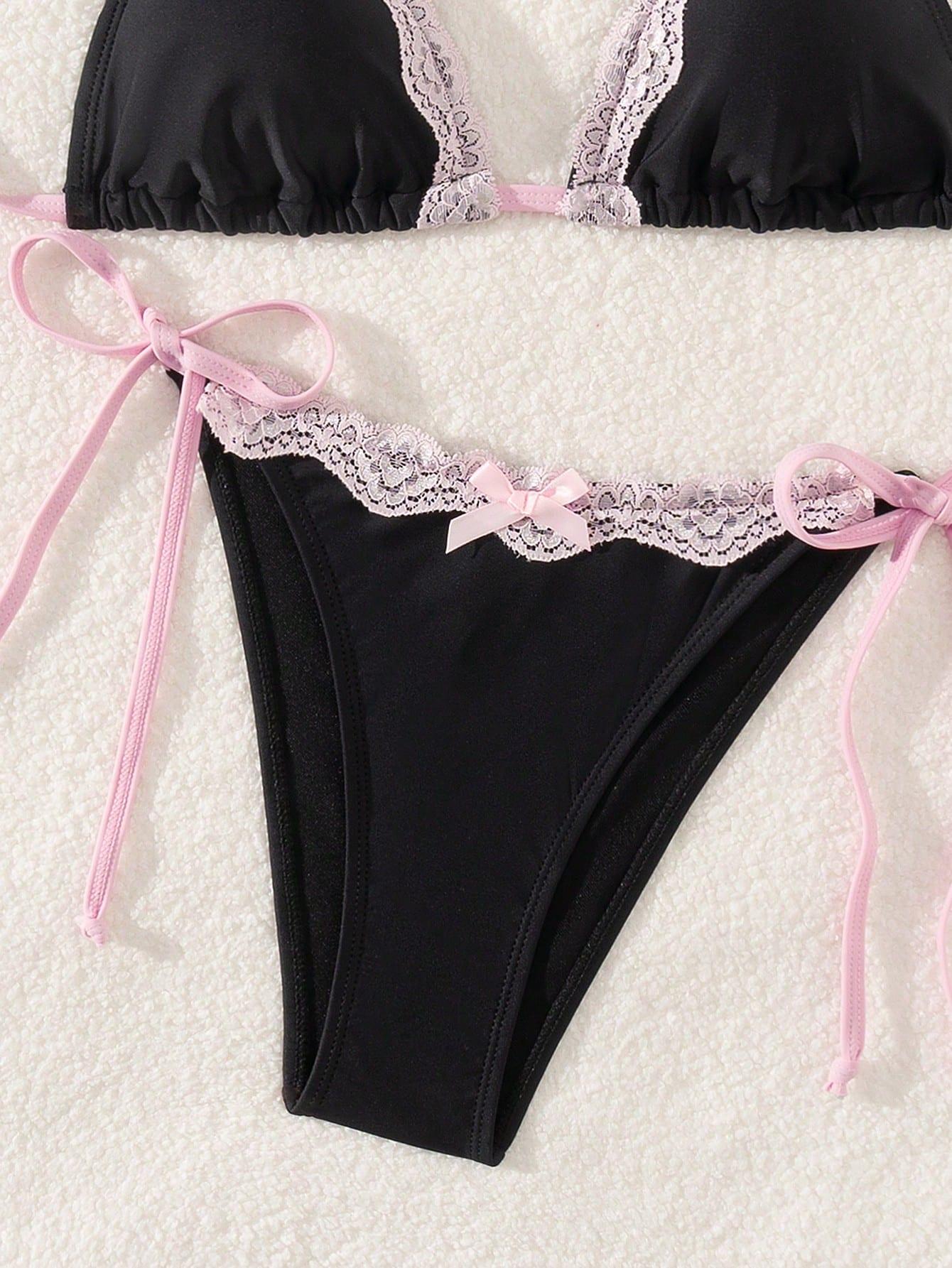 SHEIN DWUCZĘŚCIOWY STRÓJ KĄPIELOWY S09__XL