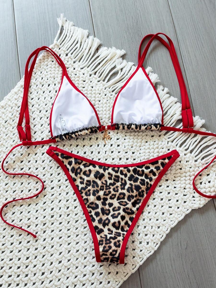 SHEIN DWUCZĘŚCIOWY STRÓJ KĄPIELOWY S06__M
