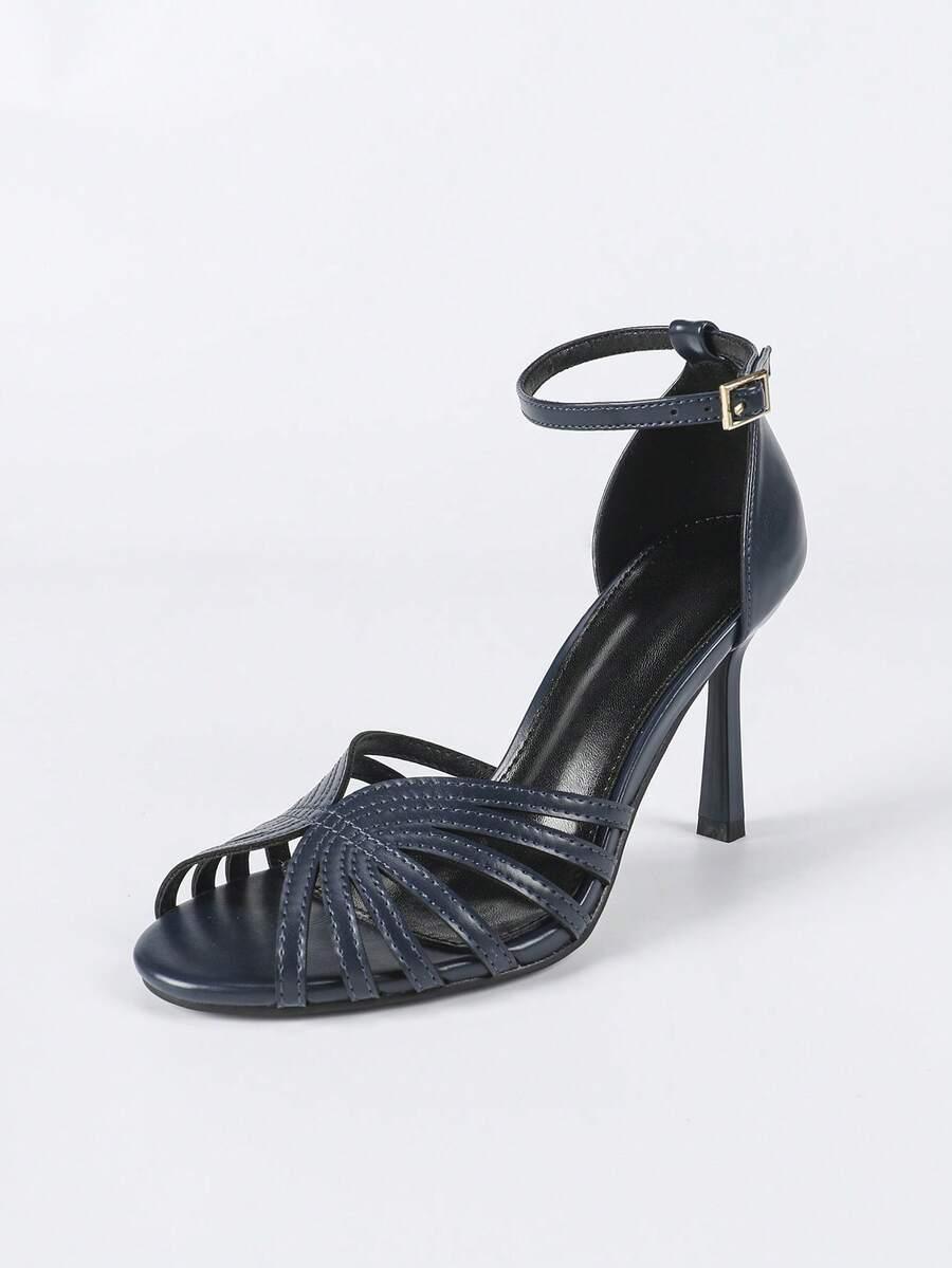 SHEIN GRANATOWE SANDAŁY OBCAS S06__40