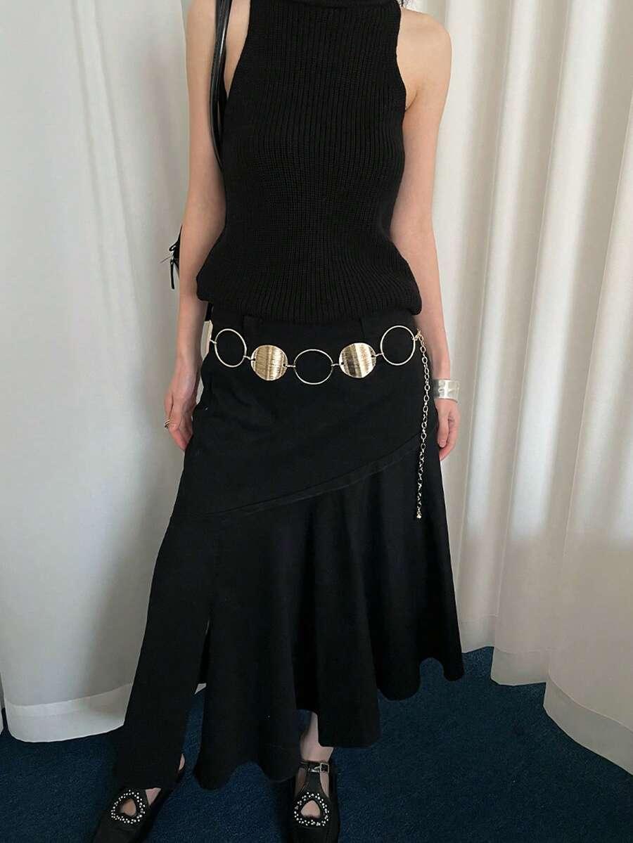SHEIN ZŁOTY PASEK ZDOBIENIE S07__90/100
