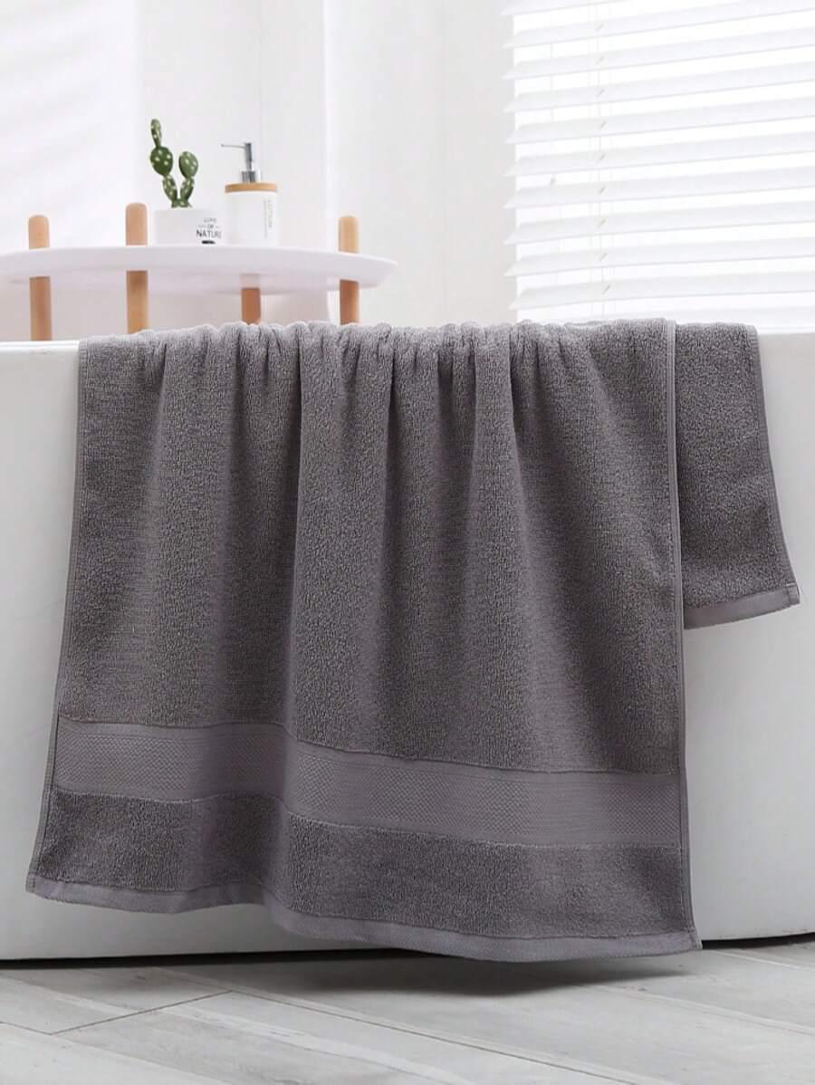 SHEIN SZARY RĘCZNIK DO ŁAZIENKI S07__34X74