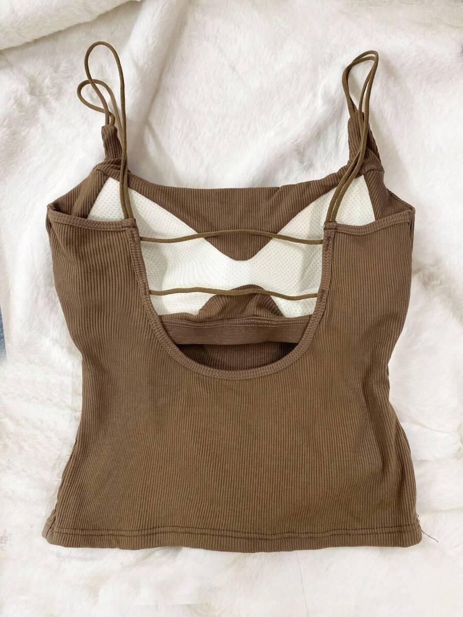 SHEIN TOP NA RAMIĄCZKACH 2-PACK S06__M