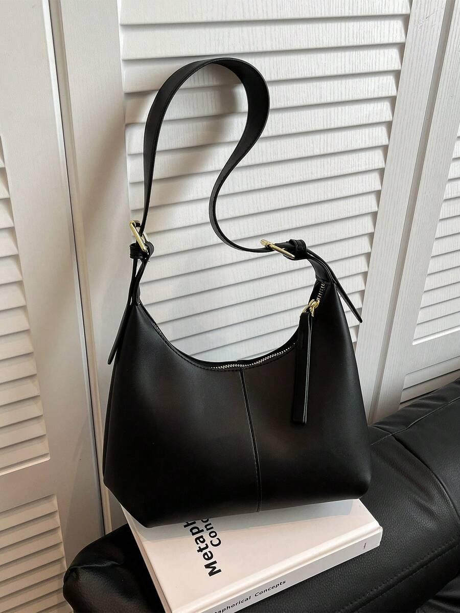 SHEIN CZARNA TOREBKA IMITACJA SKÓRY S07__26X26