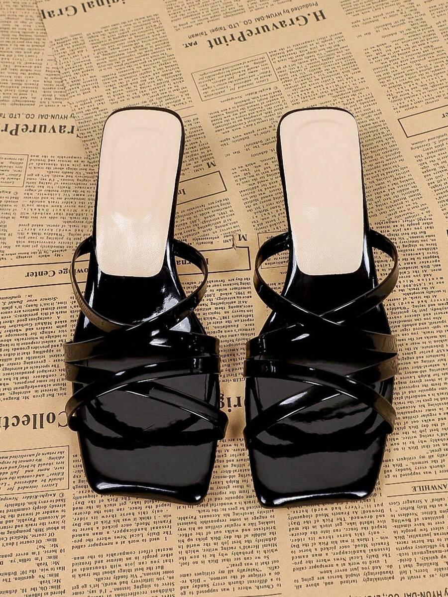 SHEIN CZARNE KLAPKI OBCAS S06__38