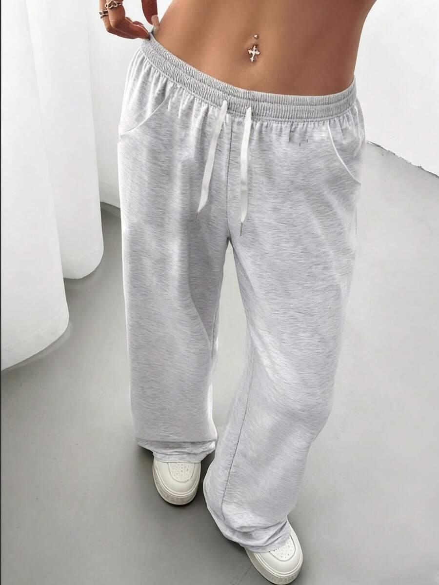 SHEIN SZARE SPODNIE DRESOWE S06__XXS