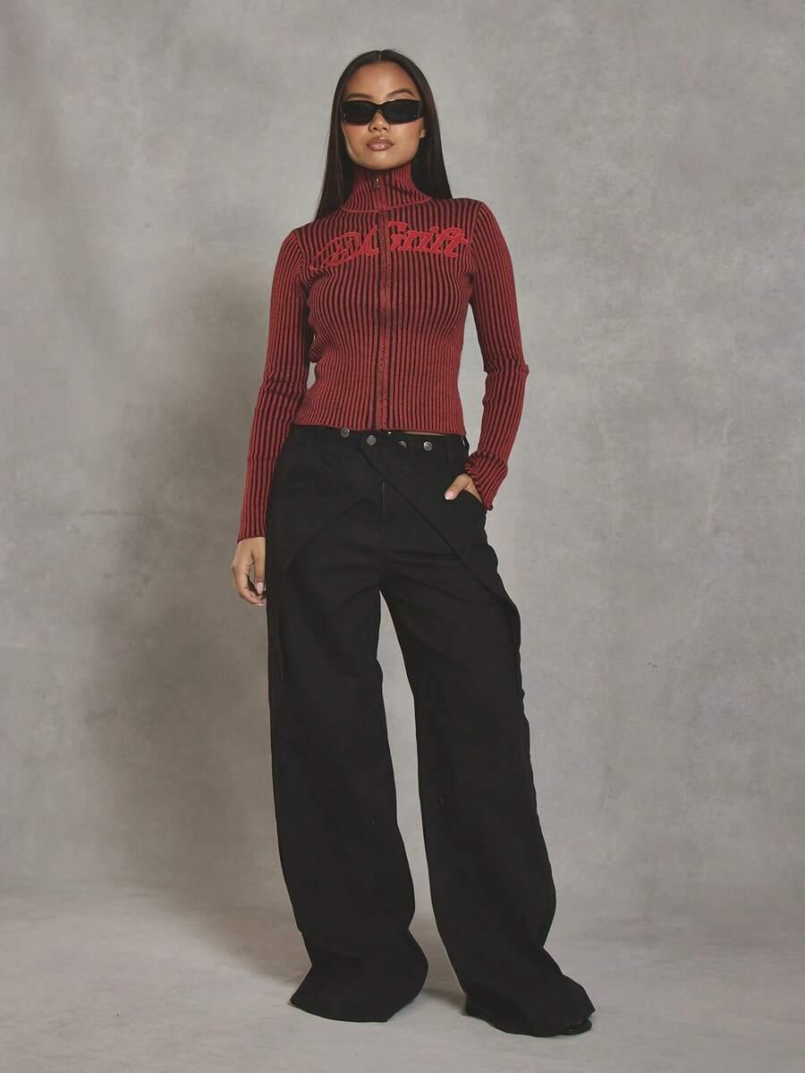 MUSERA CZARNE SPODNIE JEANS S06__M/L