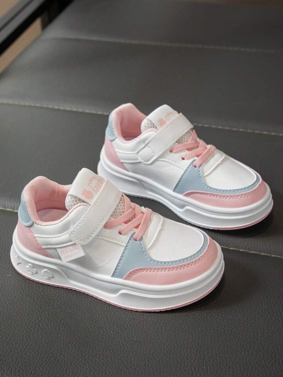 SHEIN SPORTOWE BUTY NA RZEPY IMITACJA SKÓRY KONTRAST PK01__32