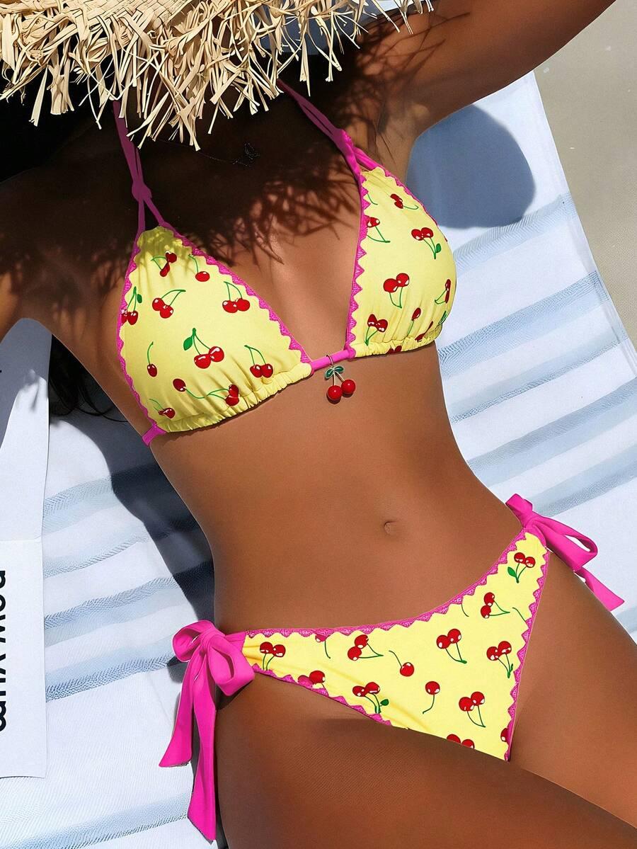 SHEIN DWUCZĘŚCIOWY STRÓJ KĄPIELOWY S09__M