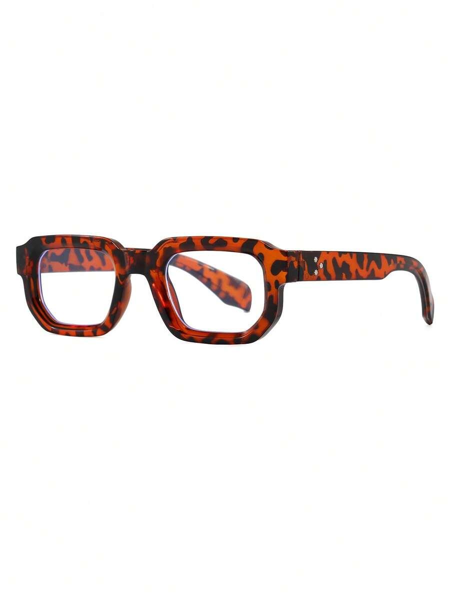 SHEIN OKULARY ZERÓWKI ANIMAL PRINT S07