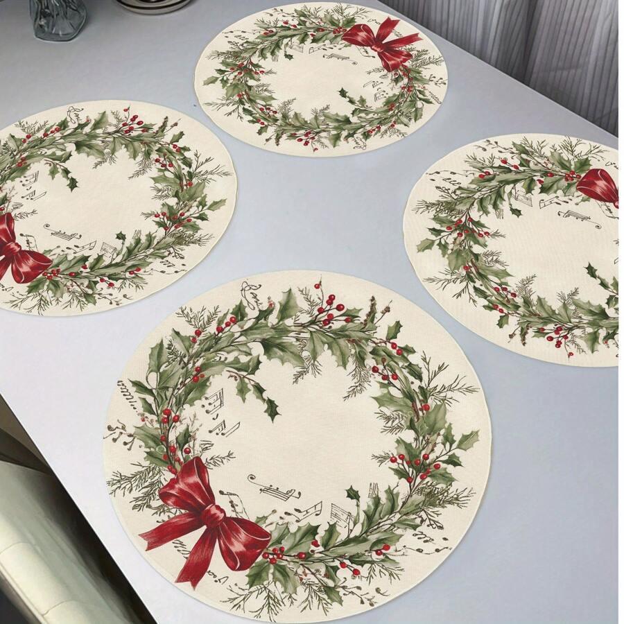 SHEIN OKRĄGŁE PODKŁADKI NA STÓŁ 3-PACK BDD__38X38CM