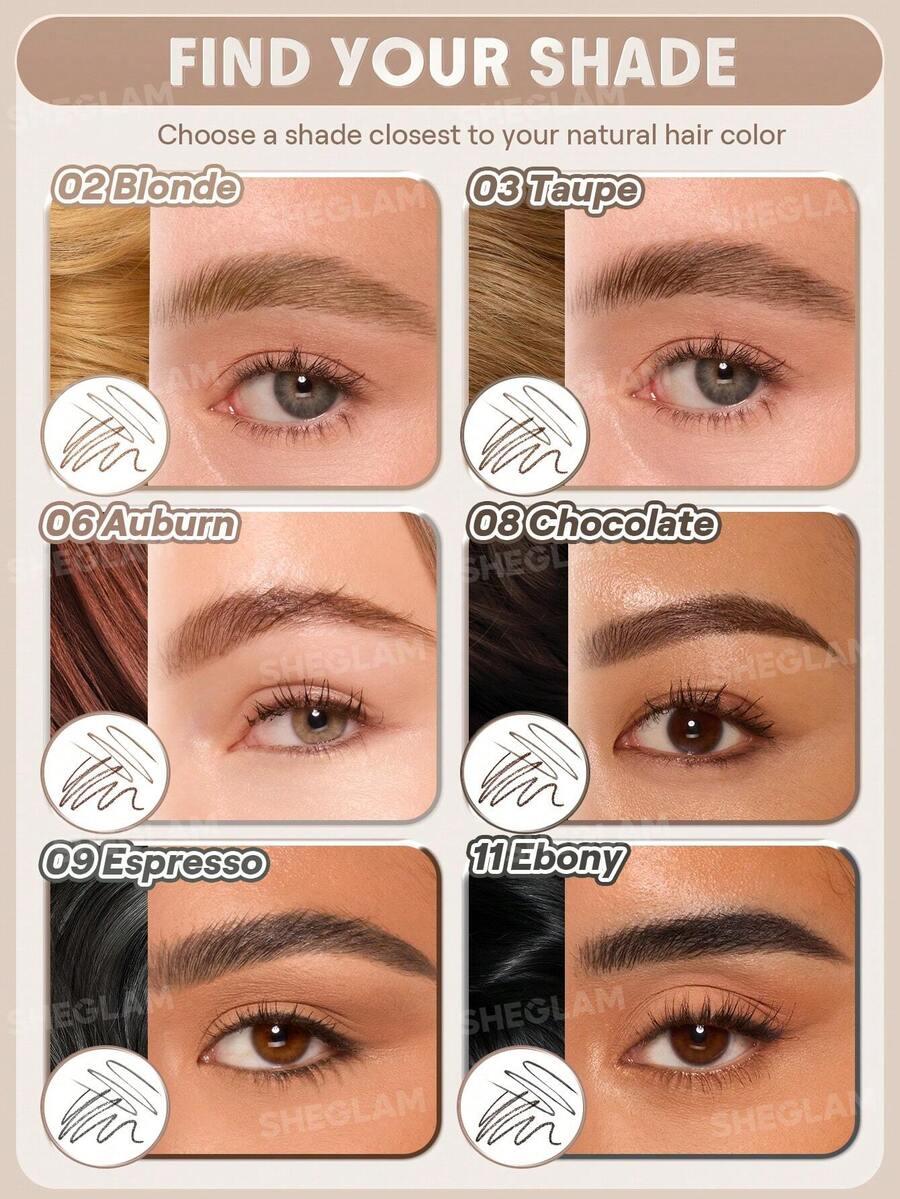 SHEGLAM OŁÓWEK DO BRWI 11 EBONY 0,35ML S07