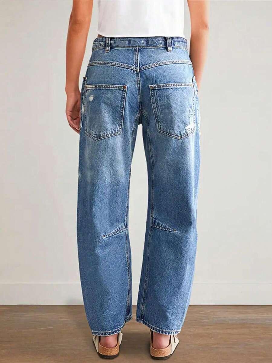 SHEIN NIEBIESKIE SPODNIE JEANS S06__L