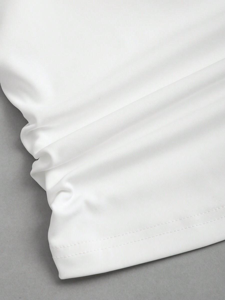 SHEIN BIAŁY TOP NA RAMIĄCZKACH S06__M