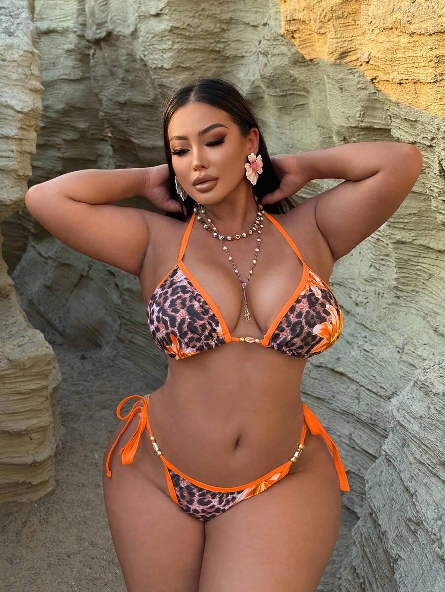 SWIM SXY DWUCZĘŚCIOWY STRÓJ KĄPIELOWY ANIMAL PRINT S09__XXL