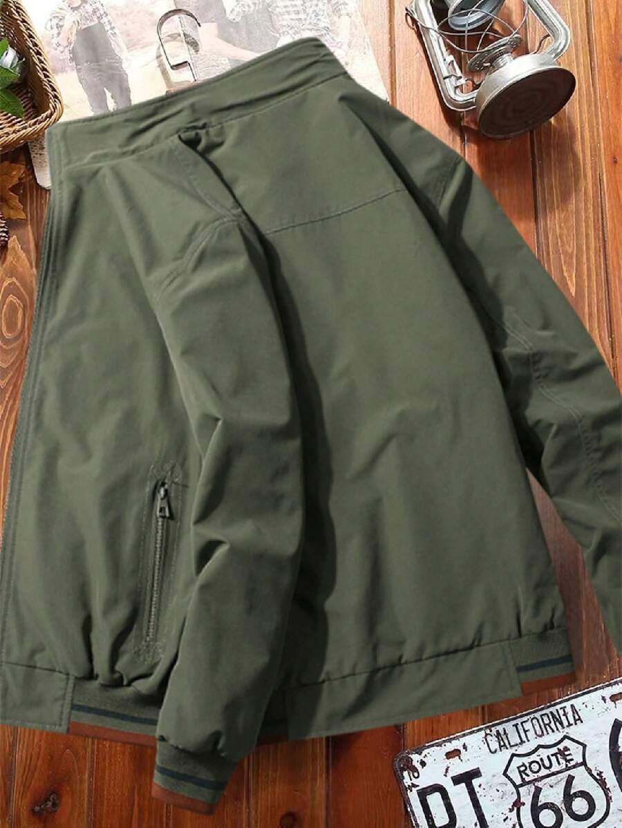 SHEIN DWUSTRONNA KURTKA KIESZENIE ZAMEK W01__XL