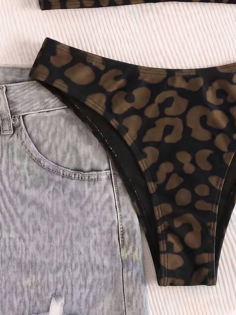 SHEIN DWUCZĘŚCIOWY STRÓJ KĄPIELOWY S09__L