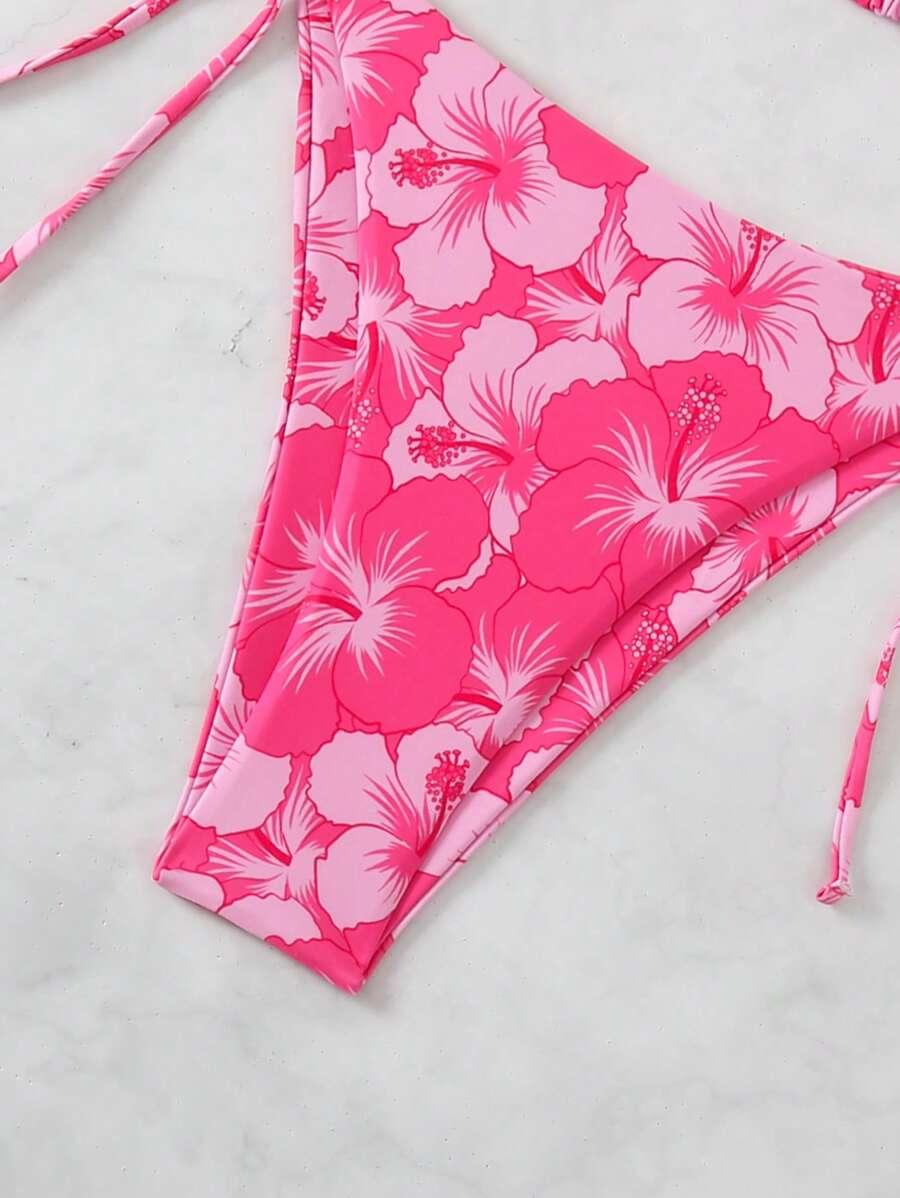 SHEIN RÓŻOWY DWUCZĘŚCIOWY STRÓJ KĄPIELOWY S09__46
