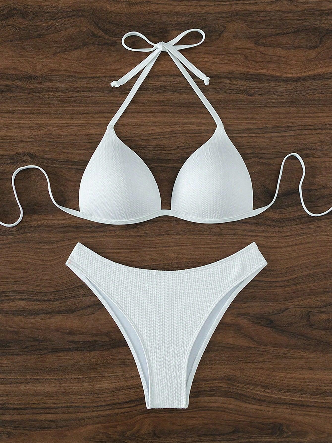 SHEIN DWUCZĘŚCIOWY STRÓJ KĄPIELOWY S09__M