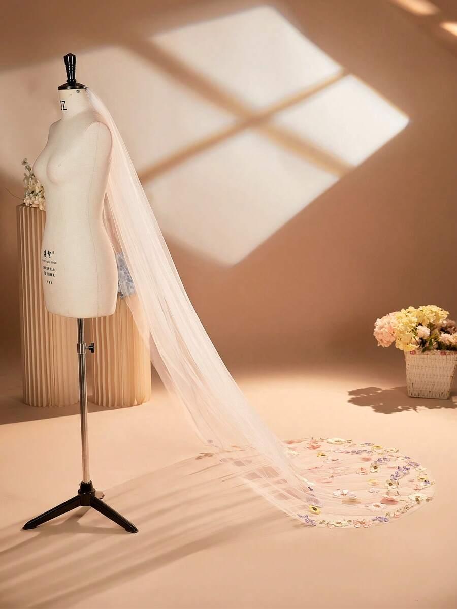 SHEIN WELON ŚLUBNY KWIATY S07__230