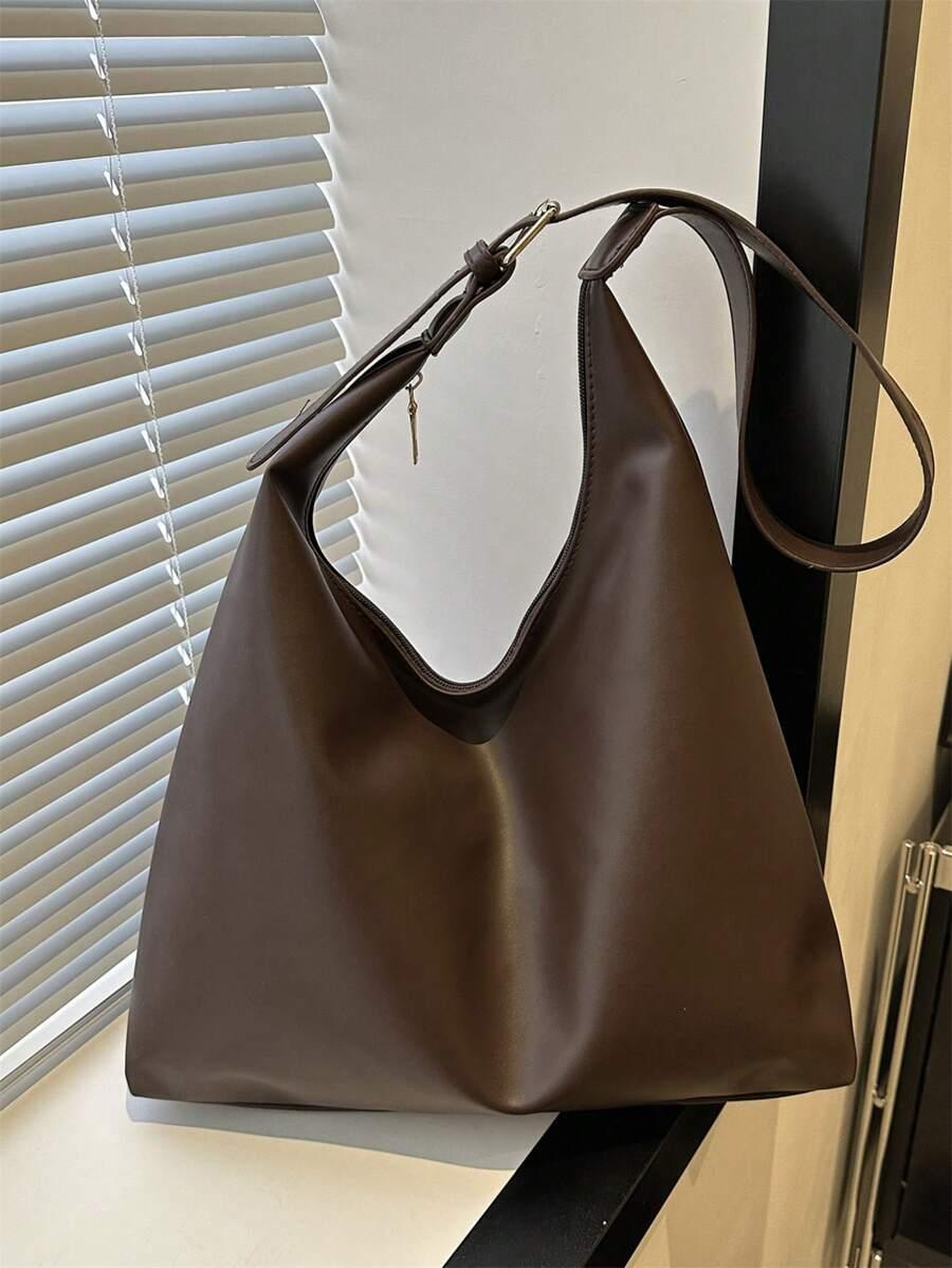 SHEIN BRĄZOWA TOREBKA NA RAMIĘ S07__33X26X12,5