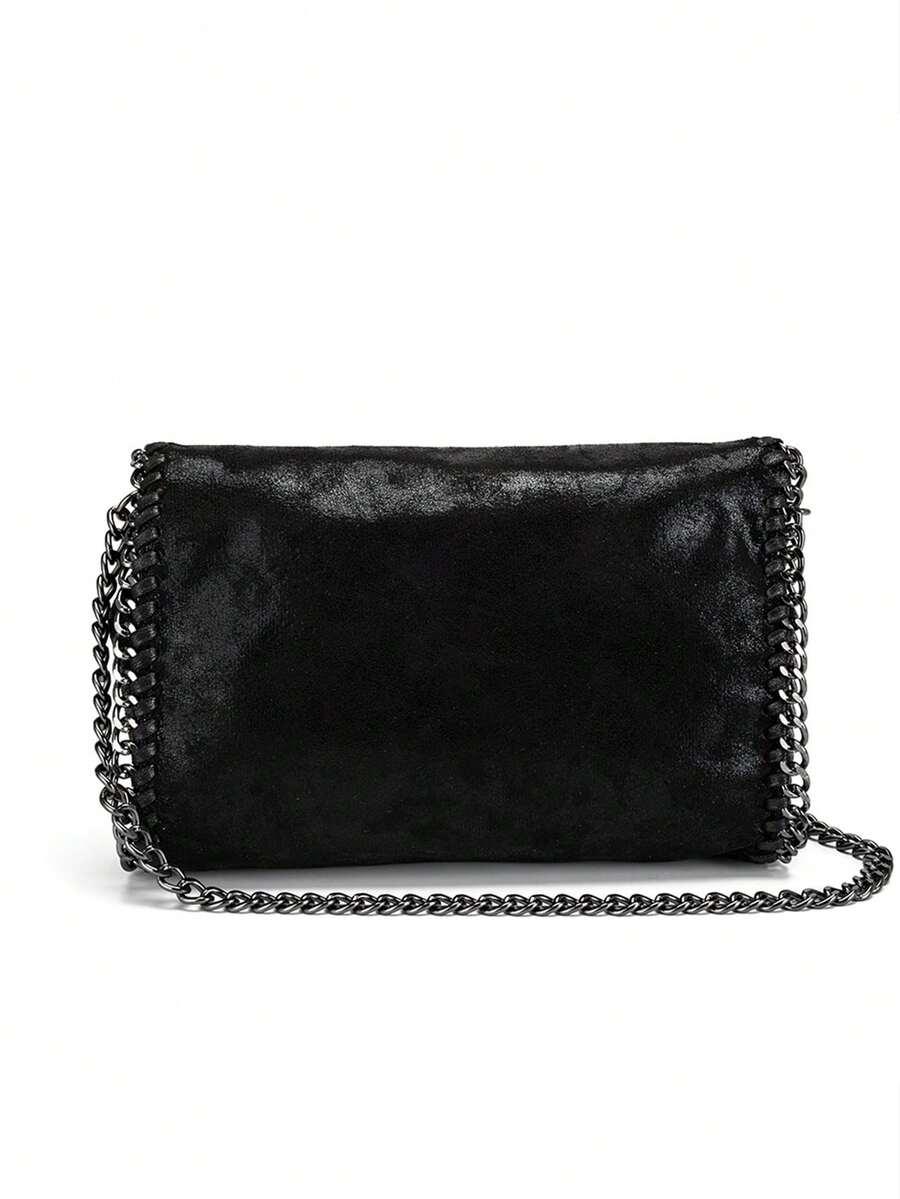 SHEIN CZARNA TOREBKA PASEK S07__7X18X28CM