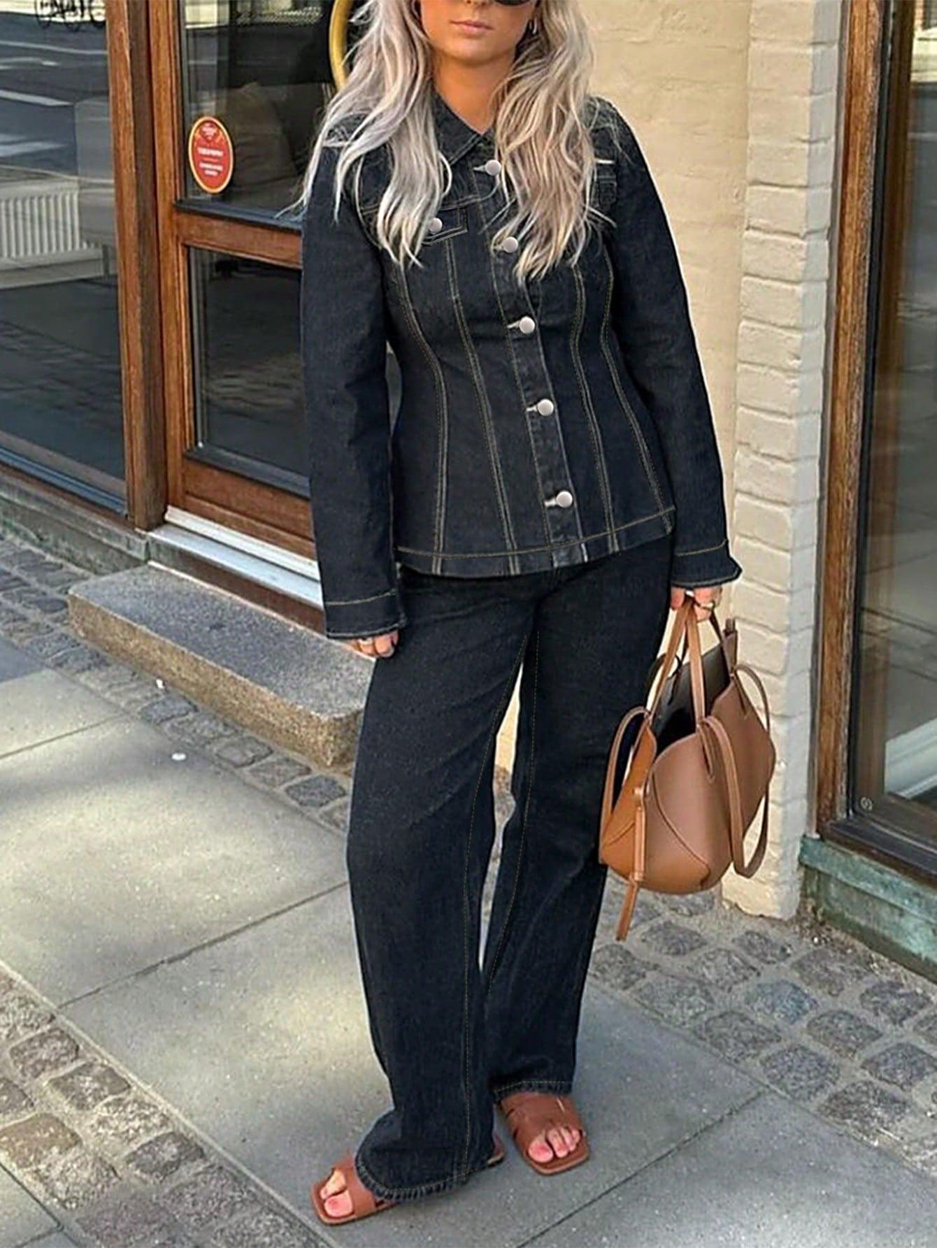SHEIN KURTKA SPODNIE KOMPLET S06__M