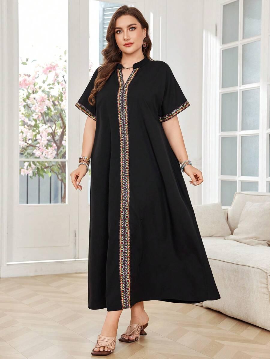 LACOMFIA CZARNA MAXI SUKIENKA S06__48