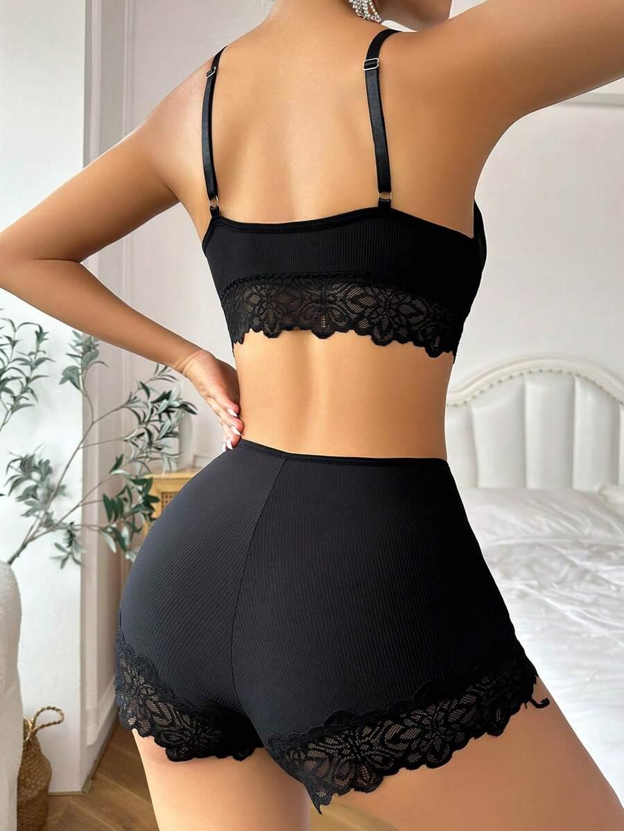 SHEIN BIUSTONOSZ MAJTKI KOMPLET S06__L