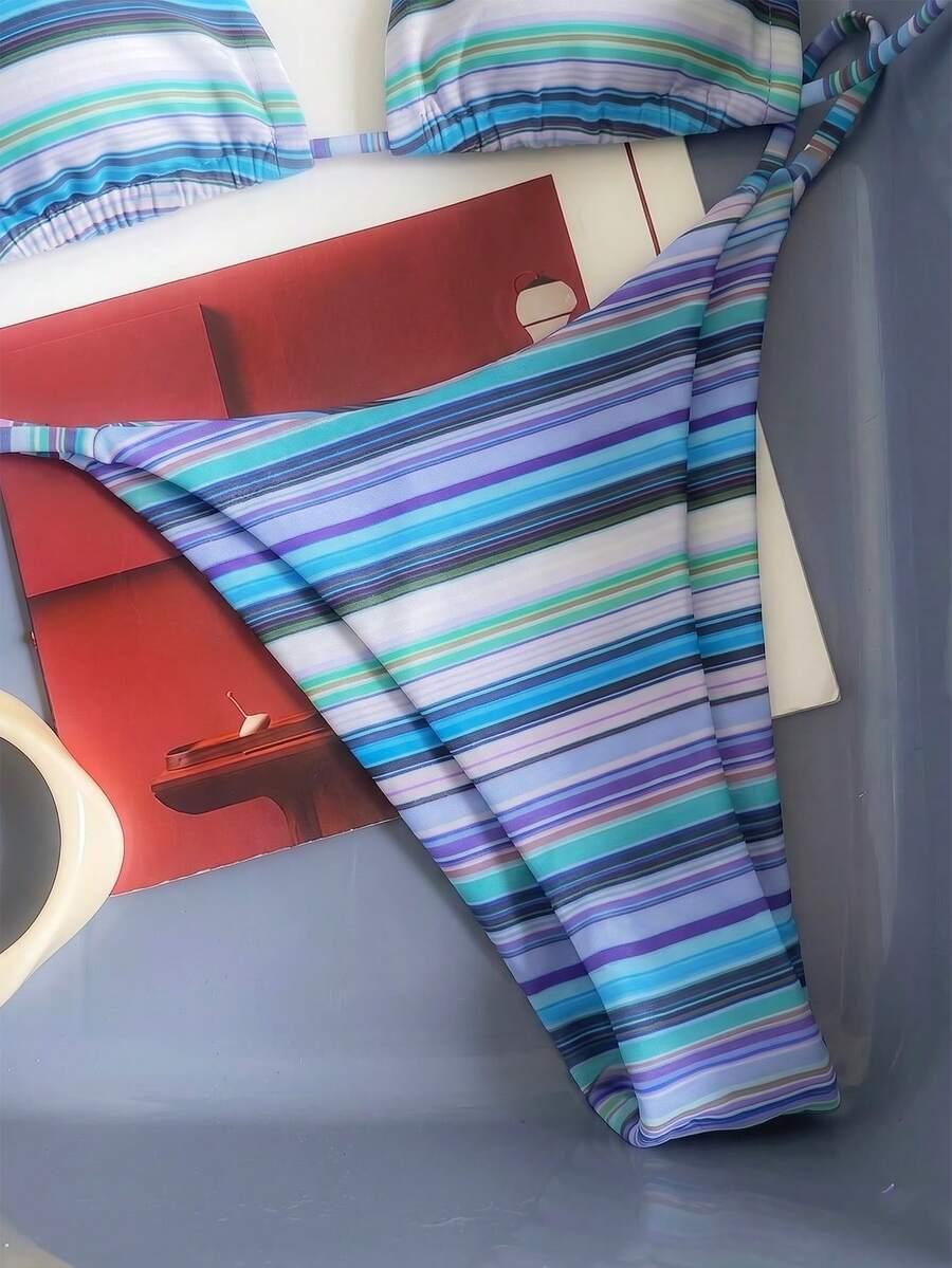 SHEIN DWUCZĘŚCIOWY STRÓJ KĄPIELOWY S09__L
