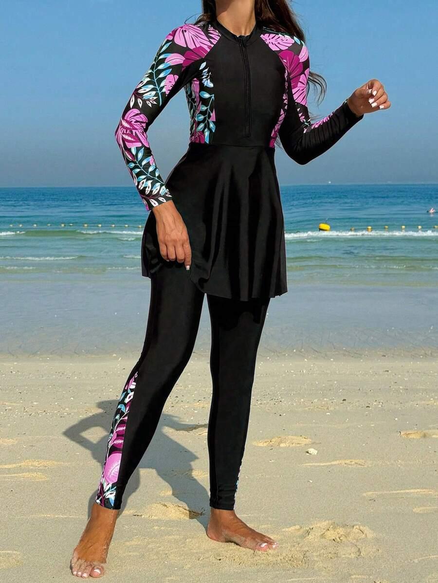 SHEIN DWUCZĘŚCIOWY STRÓJ KĄPIELOWY S09__S