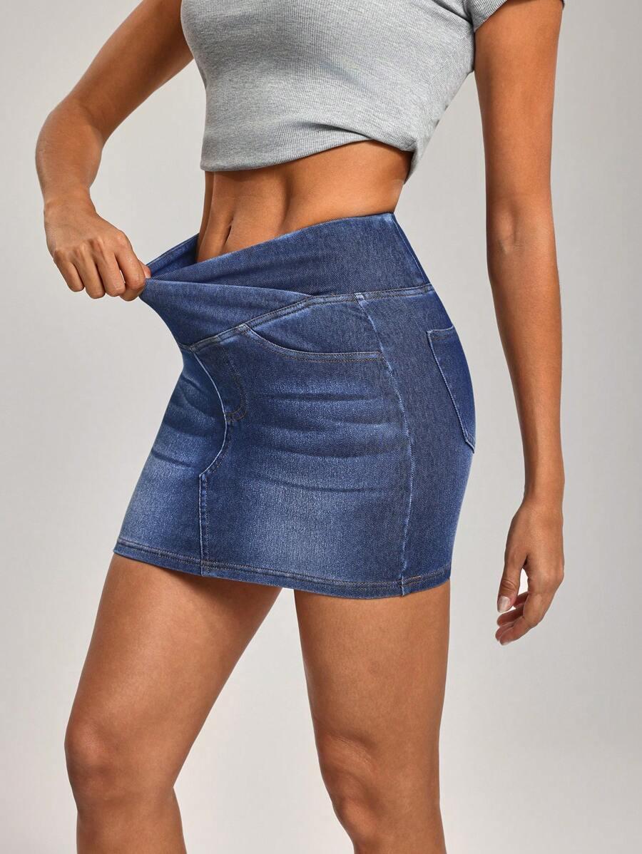 FLEXRA MINI SPÓDNICA KIESZENIE S06__M