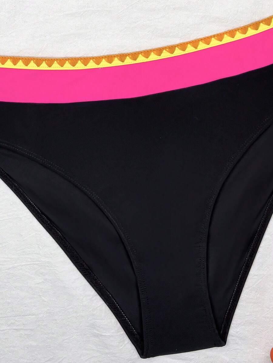 SHEIN DWUCZĘŚCIOWY STRÓJ KĄPIELOWY S09__L