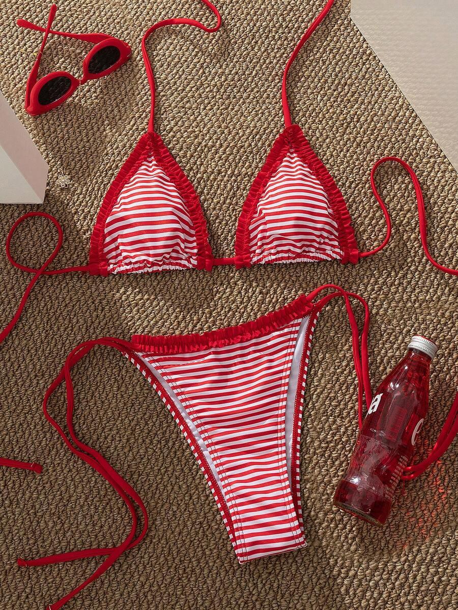 SHEIN DWUCZĘŚCIOWY STRÓJ KĄPIELOWY S09__M